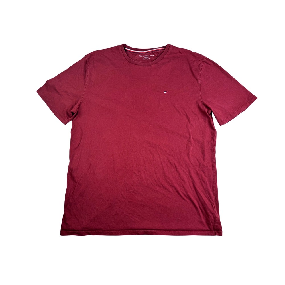 Tommy Hilfiger‎ Mens XXL T-Shirt Short Sleeve Casual Top in Red